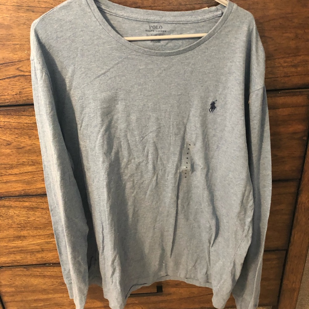 Polo long sleeve cotton T-shirt